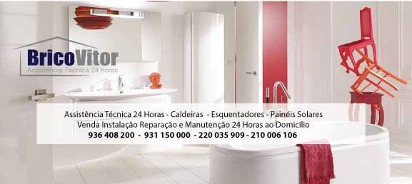 assistência reparação manutenção de esquentadores 24 horas